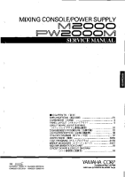 Yamaha M-2000 - Service Manual 